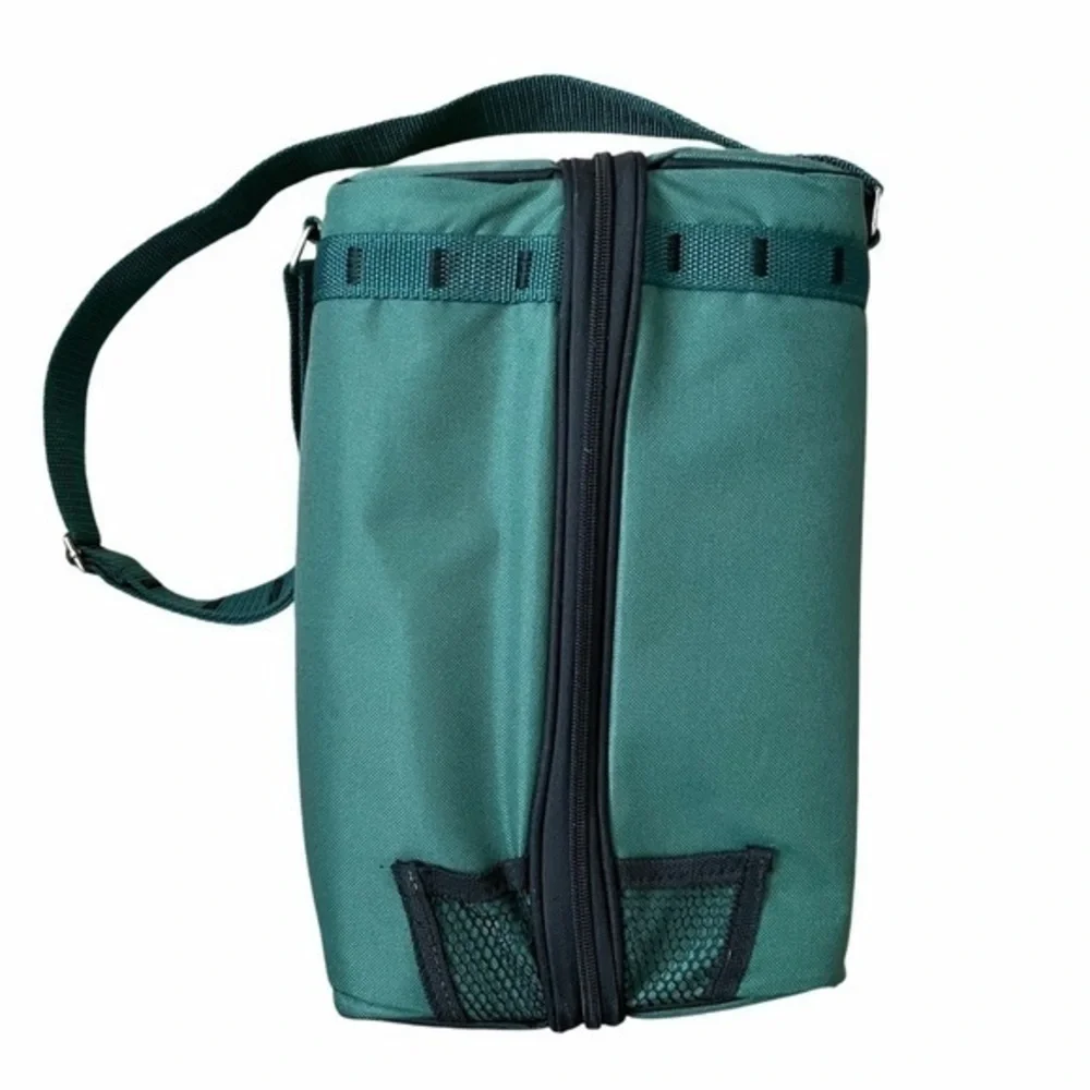 Insulated Wine Tote Portable Caddy Set Travel Bag Picnic Kit